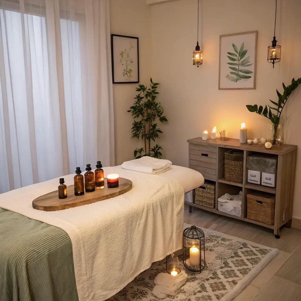 Premium home massage service setup in Dubai