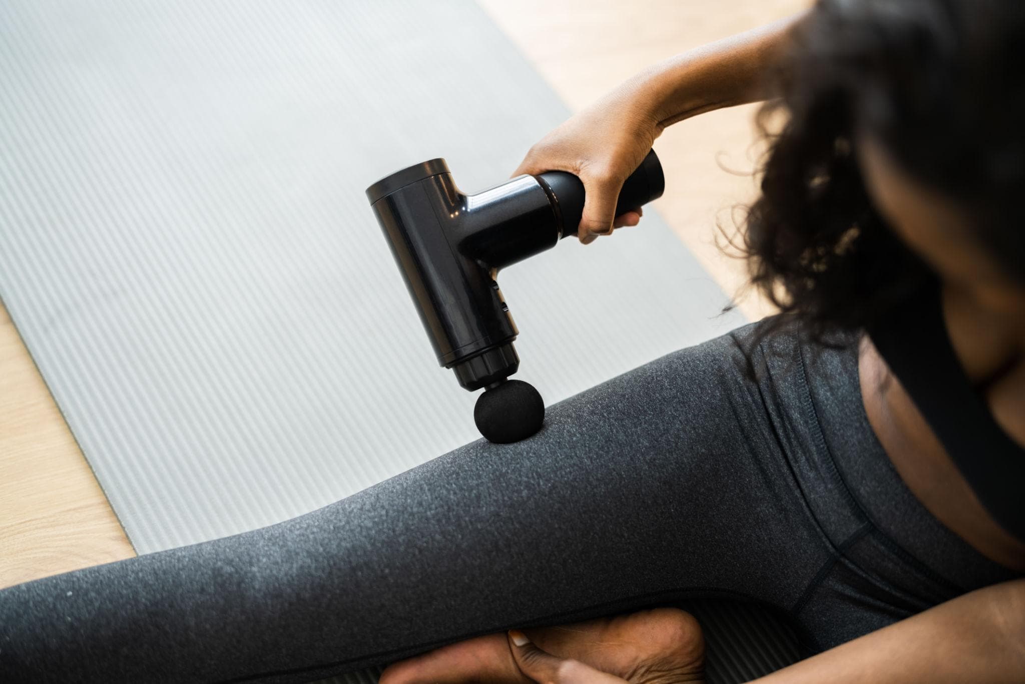 Recovery therapy support for muscle soreness